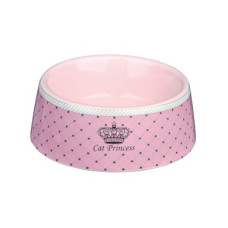 Миска керамічна Trixie «Cat Princess» 180 мл / 12 см (рожева)