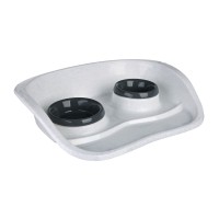 Миски пластиковые на подставке Trixie 250 мл / 9 см, 300 мл / 11 см (в цветовом ассортименте)