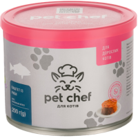 М'ясний паштет для дорослих котів Pet Chef 360 г (риба)