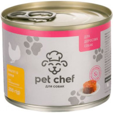 М'ясний паштет для дорослих собак Pet Chef 200 г (курка)