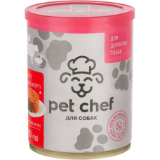 М'ясний паштет для дорослих собак Pet Chef 360 г (м'ясне асорті)