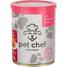 М'ясний паштет для дорослих собак Pet Chef 800 г (яловичина)