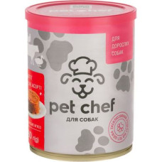М'ясний паштет для дорослих собак Pet Chef 800 г (м'ясне асорті)