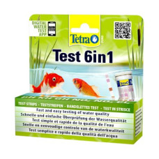 Набір індикаторних тестів для води Tetra Pond «Test 6in1» 25 шт.