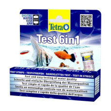 Набір індикаторних тестів для води Tetra «Test 6in1» 10 шт.