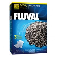 Наполнитель для фильтра Fluval «Zeo-Carb» активированный уголь и цеолит (3 x 150 г)