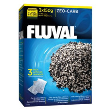 Наповнювач для фільтра Fluval «Zeo-Carb» активоване вугілля та цеоліт (3 x 150 г)