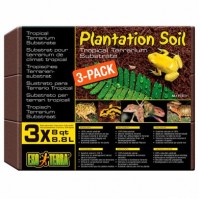 Наполнитель для террариума Exo Terra «Plantation Soil» 8,8 л, 3 шт. (кокосовый субстрат)