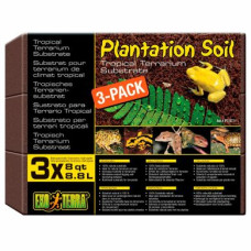 Наповнювач для тераріума Exo Terra «Plantation Soil» 8,8 л, 3 шт (кокосовий субстрат)