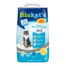 Наповнювач туалета для котів Biokat's Classic Fresh 3in1 Cotton Blossom 10 л (бентонітовий)