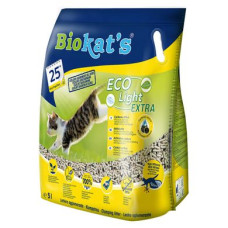 Наповнювач туалета для котів Biokat's Eco Light Extra 5 л (тофу)