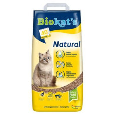 Наповнювач туалета для котів Biokat's Natural 5 кг (бентонітовий)