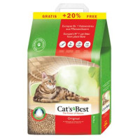 Наповнювач туалета для котів Cat's Best «‎Original» 10+2 л / 5.2 кг (деревинний)