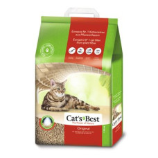 Наповнювач туалета для котів Cat's Best «‎Original» 20 л / 8.6 кг (деревинний)