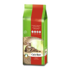 Наповнювач туалета для котів Cat's Best «‎Original» 40 л / 17.2 кг (деревинний)