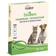 Нашийник для котів ProVET «ЕкоВет» 35 см (від зовнішніх паразитів)