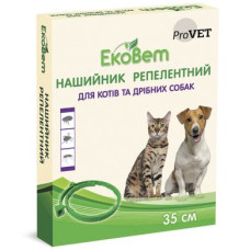 Нашийник для собак ProVET «ЕкоВет» 35 см (від зовнішніх паразитів)
