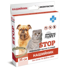 Нашийник для котів та собак ProVET «Інсектостоп» 35 см (від зовнішніх паразитів)