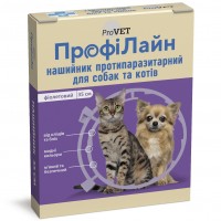Нашийник для собак ProVET «ПрофіЛайн» 35 см (від зовнішніх паразитів, колір: фіолетовий)