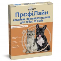 Ошейник для собак ProVET «ПрофиЛайн» 35 см (от внешних паразитов, цвет: оранжевый)