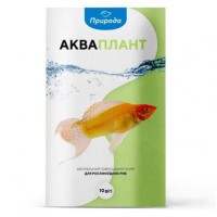 Натуральный корм для аквариумных рыб Природа «Акваплант» 10 г (для травоядных рыб)