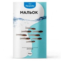 Натуральный корм для аквариумных рыб Природа «Малек» 10 г (для молодых рыб)