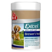 Пивні дріжджі 8in1 Excel «Brewers Yeast» 260 таблеток (для шкіри та шерсті) - dgs