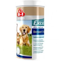Пивні дріжджі 8in1 Excel «Brewers Yeast» 780 таблеток (для шкіри та шерсті) - dgs