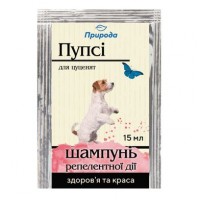 Шампунь для цуценят Природа «Пупсі» 15 мл (від зовнішніх паразитів)