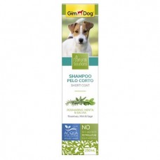 Шампунь для собак GimDog Natural Solution «Rosemary, Mint & Sage» (розмарин, м'ята та шавлія) 250 мл (для короткої шерсті)