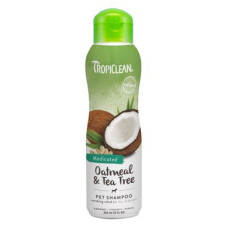 Шампунь для собак TropiClean «Oatmeal & Tea Tree» (Вівсяне борошно та чайне дерево) 355 мл (для догляду за шкірою)