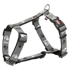 Шлея Trixie нейлонова «Silver Reflect» XS-S 30-40 см / 15 мм (сіра)