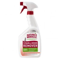 Спрей-устранитель Nature's Miracle «Stain & Odor Remover. Melon Burst Scent» для удаления пятен и запахов от кошек, с ароматом дыни 946 мл