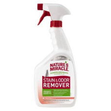 Спрей-знищувач Nature's Miracle «Stain & Odor Remover. Melon Burst Scent» для видалення плям і запахів від котів, з ароматом дині 946 мл