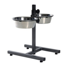 Стійка з мисками для собак Trixie 2 x 1,8 л / 20 см, h=40 см