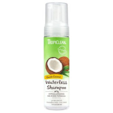 Сухий гіпоалергенний шампунь-спрей для котів та собак TropiClean «Gentle Coconut» (Кокос) 220 мл - cts