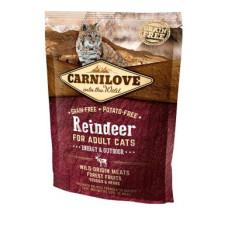 Сухий корм для активних котів Carnilove Cat Raindeer - Energy & Outdoor 400 г (оленина та кабан)