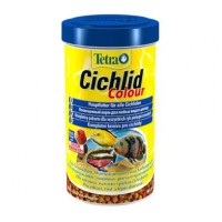 Сухой корм для аквариумных рыб Tetra в гранулах «Cichlid Colour» 500 мл (для всех цихлид)