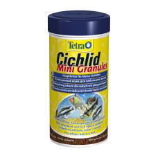 Сухий корм для акваріумних риб Tetra в гранулах «Cichlid Mini Granules» 250 мл (для всіх цихлід)