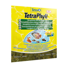 Сухий корм для акваріумних риб Tetra в пластівцях «TetraPhyll» 12 г (для травоїдних риб)