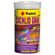 Сухий корм для акваріумних риб Tropical в гранулах «Cichlid Gran» 100 мл (для всіх цихлід)