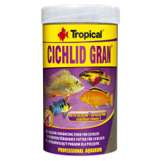 Сухий корм для акваріумних риб Tropical в гранулах «Cichlid Gran» 250 мл (для всіх цихлід)