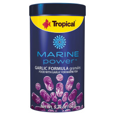 Сухий корм для акваріумних риб Tropical в гранулах «Marine Power Garlic Formula Granules» 250 мл (для морських риб)