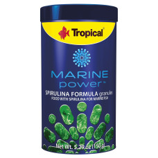 Сухий корм для акваріумних риб Tropical в гранулах «Marine Power Spirulina Formula Granules» 250 мл (для морських риб)