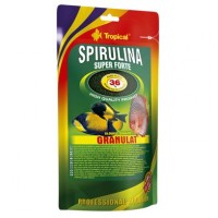 Сухой корм для аквариумных рыб Tropical в гранулах «Super Spirulina Forte Granulat» 550 г (для травоядных рыб)