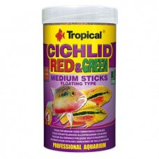 Сухий корм для акваріумних риб Tropical в паличках «Cichlid Red & Green Medium Sticks» 250 мл (для всіх цихлід)