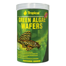Сухий корм для акваріумних риб Tropical в пластинках «Green Algae Wafers» 1 л (для травоїдних донних риб)