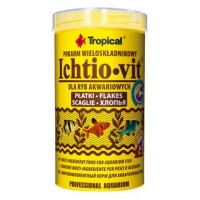 Сухой корм для аквариумных рыб Tropical в хлопьях «Ichtio-Vit» 500 мл (для всех аквариумных рыб)