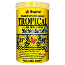 Сухий корм для акваріумних риб Tropical в пластівцях «Tropical» 1 л (для всіх акваріумних риб)