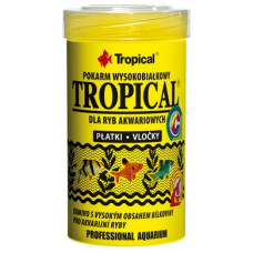 Сухий корм для акваріумних риб Tropical в пластівцях «Tropical» 100 мл (для всіх акваріумних риб)